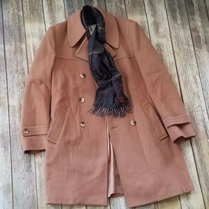 London Fog Vintage Men's Wool Coat w/Vintage Scarf